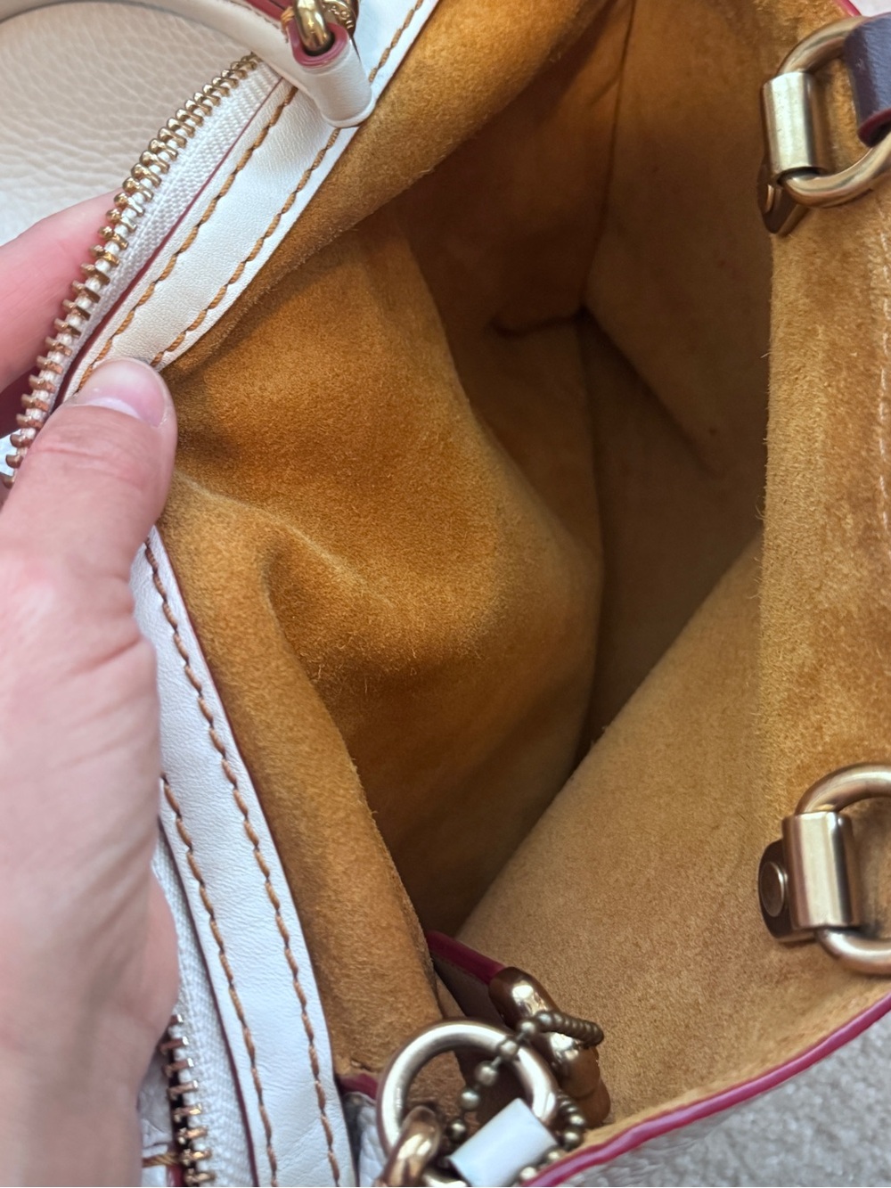 Coach Rogue Women's Pebbled Leather bag - Picture 9 of 11